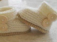 Knitting Pattern Baby Booties Printed And Laminated Baby Booties price