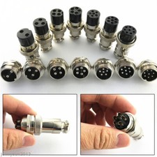 GX16/GX20/GX12 Aviation Plug Male&Female Wire Panel Metal Connector 2/3/4/5/6Pin Connector price