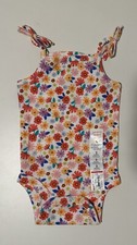 NWT Jumping Beans Girls Bodysuit Tank with Bows Multicolor Flowers Meisjes body price
