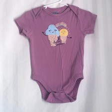 Old Navy Girls Ice Cream Bodysuit Lavender Purple Auntie's Sunshine 18-24M Meisjes body price