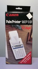 Vintage Canon Palm Printer MP1D 10 Digit Printing Electronic Calculator NEW Calculator price