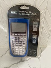 New TI-84 Plus SE Calculator Silicone Skin Blue Tech Headquarters Protection Calculator price