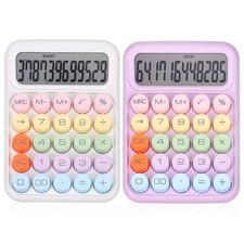2 Pcs Calculator Large Display Colorful Cute Calculators Desktop Calculator price