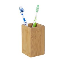 Tandenborstelhouder Tandenborstelbeker Bamboe organizer Badkamer caddy Set van 2 Tandenborstelhouder price