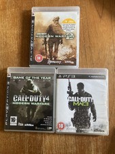 PS 3 Sony PlayStation 3 Games Bundle X3 COD Modern Warfare 2,3 And 4 PlayStation 2 - 3 spellen price