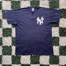 Majestic New York Yankees Baseball Jersey Mens XL Navy t-shirt Heren Jersey price