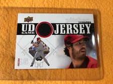 T2-94 BASEBALL CARD - DAN HEREN DIAMONDBACK -2010 UPPER DECK - GAME JERSEY PIECE Heren Jersey price