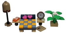 Lego Bedroom Set. Bed, clock, lamp, plant accessories NEW!!! Slaapkamer Set price
