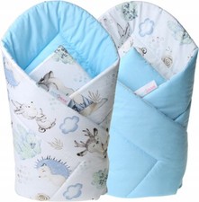 Baby Swaddle Wrap Newborn Bedding Blanket Blue / Wolf in the Forest Baby Swaddle price