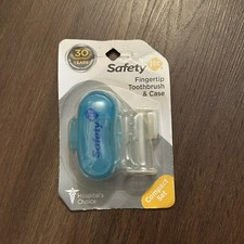 Safety 1st Fingertip Toothbrush & Case Compact Set New Baby Tandenborstel hoes price
