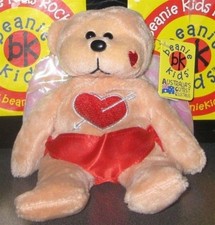 BEANIE KIDS CUPID THE LOVE BEAR BK 441 RETIRED **BRAND NEW** Kinder muts price