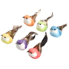 6pcs/set Fake Birds Perched Bird Model For Baby Kids Room Decor Brand New Baby- & kinderkamerset price
