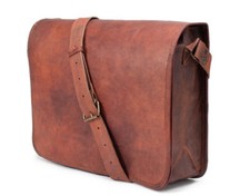 Vintage Herren-Aktentasche aus echtem Leder Laptop Kuriertasche Notizbuch Tas... Unisex Sport Tas price