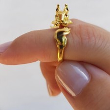 Eichhörnchen Ring,Tier Ring Tier Wickelring Gold Verstellbar Damen Heren Schmuck Heren Ring price