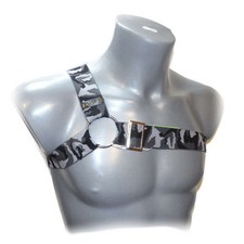 BONDAGE HALTER HEREN HARNAS CAMOUFLAGE met ring (One Size) Heren Ring price
