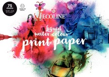 Ecoline Papier - Aquarel Printer Papier A4 21x29.7cm 150g/m² 75 Vellen - Ideaal Tekenpapier price
