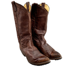 Panhandle Slim Boots Mens 8.5 D Brown Soft Leather Cowboy Western Workwear Rodeo Laarzen (Outdoor) price