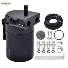 Oil Catch Can Kit Reservoir Baffled Tank with Breather Filter Universal Aluminum Reservoir price