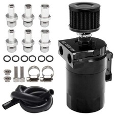 Universal Aluminum Oil Catch Can Kit Reservoir Baffled Tank with Breather Filter Reservoir price