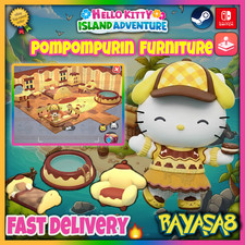 Pompompurin Furniture  Hello Kitty Island Adventure | Arcade | Nintendo | Steam Consolemeubel price