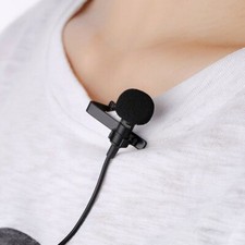 Metallic Clip-on Lapel Mini Lavalier Mic Microphone For Mobile Phone PC Recordin Computer Microphone price