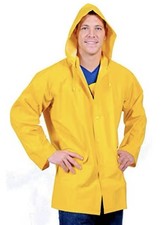 Galeton mens RAINCOAT, Yellow, Size Small S Waterproof PVC Jacket Heren Raincoat price