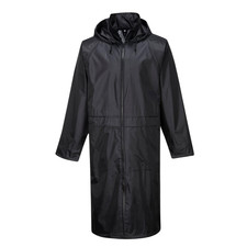 Portwest S438 Mens Waterproof Raincoat - Lightweight Long Rain Jacket Hood And Heren Raincoat price