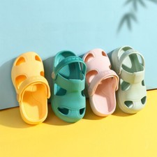 Summer Toddlers Kids Girls Boys Pool Slippers  Beach Shoes Clogs Sandals Size UK Jongens slippers & Sandalen price
