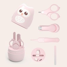 Hot New Baby Nail Care Set Baby Manicure Pedicure Kit With Protective Case For Baby Verzorging Set price