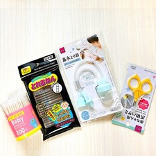 Japanese Baby Care Set Cotton Buds Ear Cleaner Nasal Aspirator Nail Scissors DAI Baby Verzorging Set price