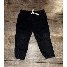 Cat & Jack Boys Skinny Jogger Pants Black Elastic Waist Drawstring 18M Jongens broek price