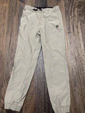 Boys Hurley Joggers Athletic Dri-Fit Performance Cuffed Pants Size 10/12 Jongens broek price