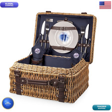 Picnic Time Disney Pixar Up Champion Wicker Picnic Basket For 2 Deluxe Cutlery Basket price