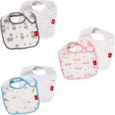 Nuby Baby Feeding Bib Comfi Neck Bibs Bandana Muslin Snug n Dry  2Pk Feeding Bib price