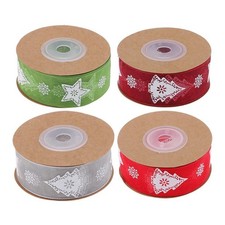 1\\\\\\\\\\\\\\\" Christmas Decoration Ribbon Roll 10m Linten price