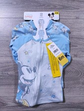 Mickey Mouse Pajamas 6 Months Baby Boys Disney Baby Full Zip PJ SNUG-FIT Gift Baby pyjama's price
