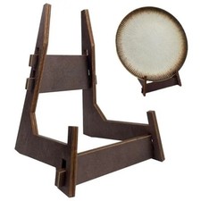 Wood Art Display Stand Picture Frame Decor Plates Book Holder Anti-Slip Supports Boek Houder / Stand price