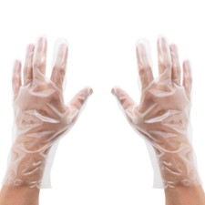 100pk Disposable Plastic Gloves for Food Prep Cooking Cleaning Restaurants Keuken Glove price