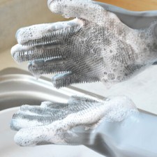 Neat Ideas Silicone Scrubby Gloves Multi Functional Kitchen, Car, Bathroom, Pet Keuken Glove price