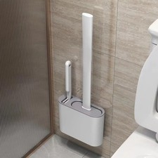 Toilet Brush And Holder Bathroom Toilet Brush Holder Set Silicone Brush Durable Toilet borstel price