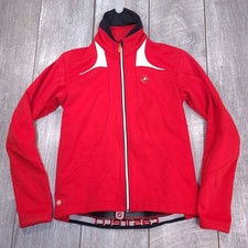 Castelli Cycling Jacket Womens L Red Windstopper Full Zip Fleece Lined Thermal Windstopper & Fleece price