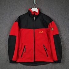 JACK WOLFSKIN Jacket Mens M Medium Red Gore Windstopper Fleece Windbreaker Windstopper & Fleece price