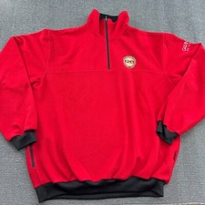 Galvin Green Windstopper Fleece Jacket Mens Large PGA 2008 Red Golf 1/4 Zip Windstopper & Fleece price