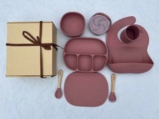 Baby Feeding Set | Plate, Bowl, bib, Spoon, Fork, Cup, Snack Pot | Weaning Set Feeding Set price