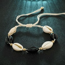 2019 Boho Women Weave Rope Conch Shell Anklet Bracelet Beach Foot Jewelry Anklet price