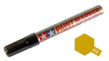 Tamiya 89012 X-12 Gloss Gold Leaf Enamel Paint Marker Plastic Model Craft Tools Bladgoudverf price
