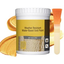 Water-Based Weather-Resistant Gold Paint 150g Water Based Gold Leaf Paint Decor Bladgoudverf price