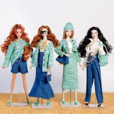Fashion Handmade 1/6 Doll Clothes Set Evening Dress Top Skirt Pants Shoes 11.5" Evening Schoenen price