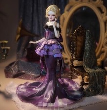 New Evening Gown clothes Hair Wig shoes For 1/4 BJD Doll Carroll  B Evening Schoenen price