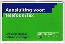 Telefoonkaart / Phonecard Nederland CKE008 ongebruikt - Aansluiting Telefoon/Fax Telefoon price